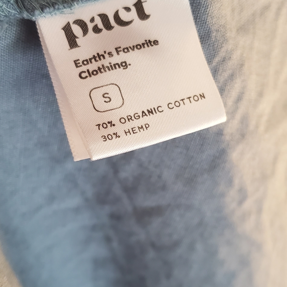 Pact Women's Sleeveless Hemp Dress Size Small - Picture 4 of 5